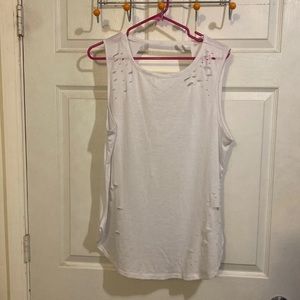 Soul Cake NWOT Distressed Tank Top Size XL